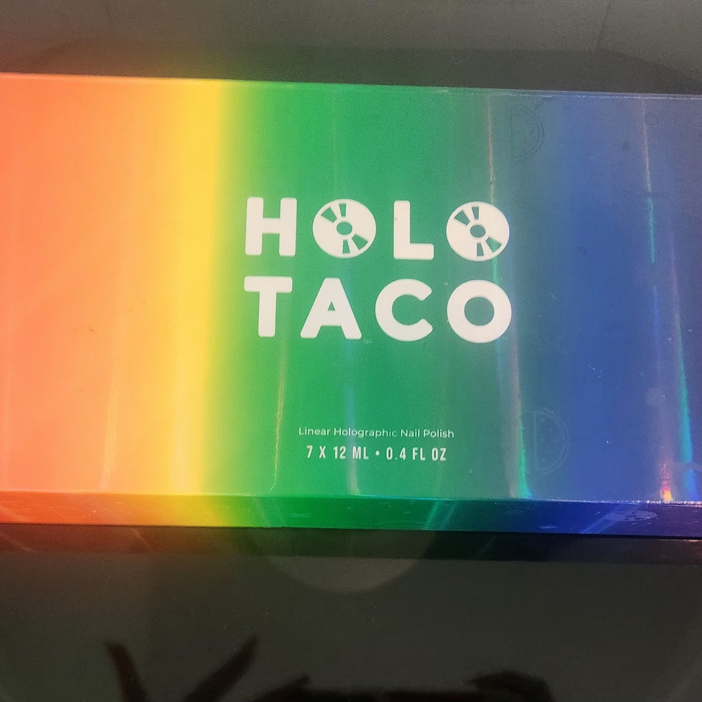 Holo Taco Rsinbow Nail Polish BOX ONLY